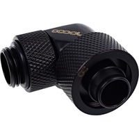Alphacool Eiszapfen 16/10mm Compression fitting 90°, Connecteur Noir, Pivotable