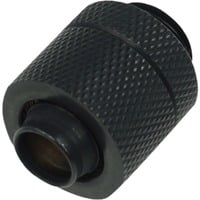 Alphacool HF 13/10 Pièce de Couplage 1/4", Connecteur Noir, Raccord, Laiton, Noir, 1/4", 20 mm, 23 mm
