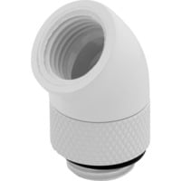 Corsair Hydro X Series 45° Rotary Adaptateur, Connexion Blanc, 2 pièces