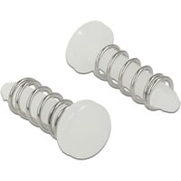 DeLOCK Clips pour le dissipateur thermique, Montage Blanc, 10 pièces