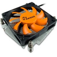 Inter-Tech Argus T-200 Processeur Refroidisseur 8 cm Noir, Orange Refroidisseur CPU Refroidisseur, 8 cm, 600 tr/min, 1800 tr/min, 26 dB, 30,58 m³/h