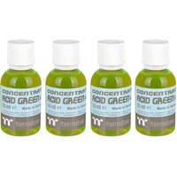Thermaltake Premium Concentrate - Acid Green (4 Bottle Pack), Liquide de refroidissement Vert, 4x 50 ml