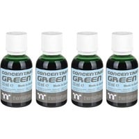 Thermaltake Premium Concentrate - Green (4 Bottle Pack), Liquide de refroidissement Vert, 4x 50 ml