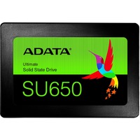 ADATA SU650 960 Go 2.5" Série ATA III SLC SSD Noir, 960 Go, 2.5", 520 Mo/s, 6 Gbit/s