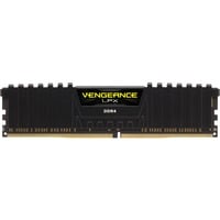 Corsair 4 Go DDR4-2400, Mémoire vive Noir, CMK4GX4M1A2400C14, Vengeance LPX, XMP