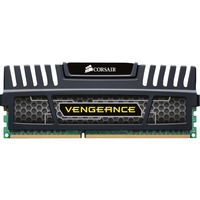 Corsair 8 Go DDR3-1600, Mémoire vive CMZ8GX3M1A1600C9, Vengeance Black, Lite retail, Détail Lite