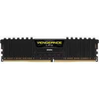 Corsair 8 Go DDR4-2400 (1x 8 Go) mémoire vive Noir, CMK8GX4M1A2400C14, XMP 2.0