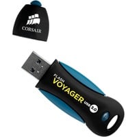 Corsair Flash Voyager 256 Go, Clé USB Noir/Bleu, CMFVY3A-256GB