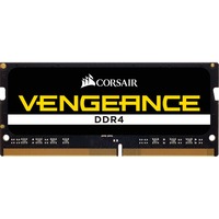 Corsair Vengeance 16 GB, DDR4, 2666 MHz module de mémoire 16 Go 1 x 16 Go, Mémoire vive Noir, DDR4, 2666 MHz, 16 Go, 1 x 16 Go, DDR4, 2666 MHz, 260-pin SO-DIMM