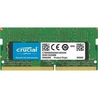 Crucial 16GB DDR4 module de mémoire 16 Go 1 x 16 Go 2400 MHz, Mémoire vive 16 Go, 1 x 16 Go, DDR4, 2400 MHz, 260-pin SO-DIMM