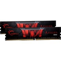 G.Skill 16 Go DDR4-2666 Kit, Mémoire vive Noir, F4-2666C19D-16GIS, Aegis