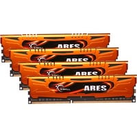 G.Skill 32 Go DDR3-1600 Quad-Kit, Mémoire vive F3-1600C10Q-32GAO, Ares, XMP, Détail Lite