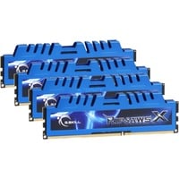 G.Skill 32 Go DDR3-2400 Quad-Kit, Mémoire vive F3-2400C11Q-32GXM, RipjawsX, XMP