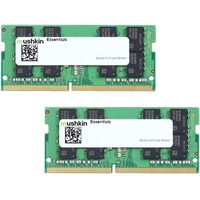 Mushkin 64 Go DDR4-3200 (2x 32 Go) mémoire PC portable MES4S320NF32GX2, SO-DIMM