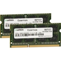 Mushkin 8 Go DDR3-1600 (2x 4 Go) mémoire PC portable 997037, SO-DIMM