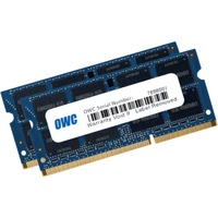 OWC OWC1600DDR3S16P module de mémoire 16 Go 2 x 8 Go DDR3 1600 MHz, Mémoire vive 16 Go, 2 x 8 Go, DDR3, 1600 MHz, 204-pin SO-DIMM