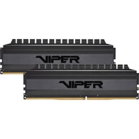 Patriot Viper 4 Blackout module de mémoire 8 Go 2 x 4 Go DDR4 3200 MHz, Mémoire vive Noir, 8 Go, 2 x 4 Go, DDR4, 3200 MHz, 288-pin DIMM