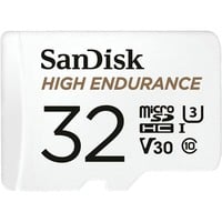 SanDisk microSD 32 GB High Endurance, Carte mémoire Blanc