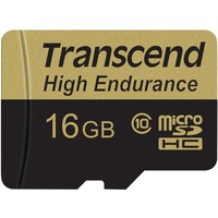 Transcend 16GB microSDHC 16 Go MLC Classe 10, Carte mémoire 16 Go, MicroSDHC, Classe 10, MLC, 95 Mo/s, 25 Mo/s