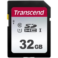 Transcend 300S 32 Go SDHC NAND Classe 10, Carte mémoire Noir, 32 Go, SDHC, Classe 10, NAND, 95 Mo/s, 20 Mo/s