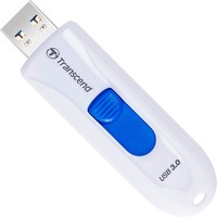 Transcend JetFlash 790 128GB lecteur USB flash 128 Go USB Type-A 3.2 Gen 1 (3.1 Gen 1) Blanc, Clé USB Blanc/Bleu, 128 Go, USB Type-A, 3.2 Gen 1 (3.1 Gen 1), Slide, 4,9 g, Blanc