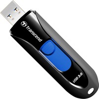 Transcend JetFlash 790 64GB lecteur USB flash 64 Go USB Type-A 3.2 Gen 1 (3.1 Gen 1) Noir, Bleu, Clé USB Noir/Bleu, 64 Go, USB Type-A, 3.2 Gen 1 (3.1 Gen 1), Slide, 4,9 g, Noir, Bleu