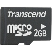 Transcend TS2GUSDC mémoire flash 2 Go MicroSD NAND, Carte mémoire Noir, 2 Go, MicroSD, NAND, 20 Mo/s, 13 Mo/s, Noir, processeur en boîte