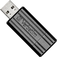 Verbatim Micro-clé USBPinStripe de 32 Go - noire Noir, 32 Go, USB Type-A, 2.0, 10 Mo/s, Slide, Noir