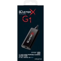 Creative Sound BlasterX G1, Carte son Noir