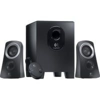 Logitech Z313 Sets d'enceintes, Haut-parleur PC Noir/Argent, 2.1 canaux, 25 W, PC, Noir, 50 W, Avec fil, Vente au détail