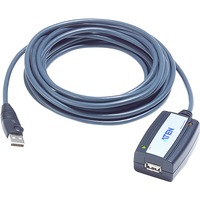 ATEN Extension USB 2.0 (5m), Câble d'extension Noir/gris, 60,2 mm, 40 mm, 24 mm, 194 g, 55 mm, 185 mm