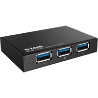 D-Link 4-Port, Hub USB Noir, Noir, USB, 5 V, 4 A, Windows XP, Vista, 7 Mac OS X +, 60 g