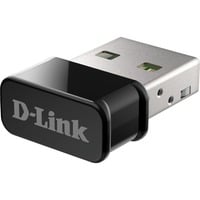 D-Link DWA-181, Adaptateur WLAN Sans fil, USB, WLAN, Wi-Fi 5 (802.11ac), Noir