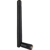 DeLOCK WLAN antenna SMA w/ flexible joint antenne 2 dBi Noir, 2 dBi