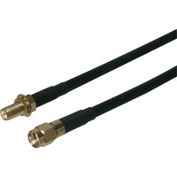 Digitus Wireless LAN coaxial cable CFD200 - low loss, Câble d'extension Noir, 5 m, RP SMA, RP SMA, Noir