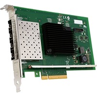 Intel® X710DA4FHBLK carte réseau Interne Fibre 10000 Mbit/s Interne, Avec fil, PCI Express, Fibre, 10000 Mbit/s, Noir, Vert, Acier inoxydable, En vrac