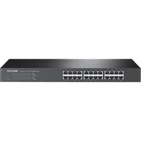 TP-Link TL-SF1024 Non-géré Fast Ethernet (10/100) 1U Gris, Switch Noir, Non-géré, Fast Ethernet (10/100), Full duplex, Grille de montage, 1U