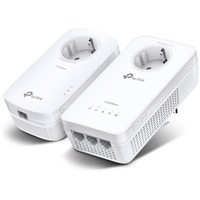 TP-Link TL-WPA8631P Kit AV1300 Gigabit Passthrough Powerline AC Wifi-kit, CPL Blanc, 2 pièces