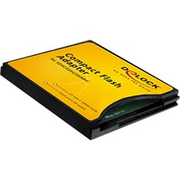 DeLOCK 61796 carte et adaptateur d'interfaces, Lecteur de carte Noir/Jaune, CompactFlash, Noir, 36,4 mm, 42,8 mm, 5 mm, Avec fil