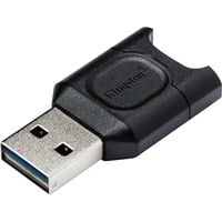 Kingston MobileLite Plus lecteur de carte mémoire USB 3.2 Gen 1 (3.1 Gen 1) Type-A Noir Noir, MicroSD (TransFlash), Noir, Windows 10, Windows 8.1, Windows 8, Mac OS X v. 10.10.x+, Linux v.2.6.x+, Chrome OS, USB 3.2 Gen 1 (3.1 Gen 1) Type-A, 0 - 60 °C, -20 - 70 °C