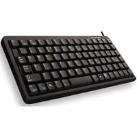 CHERRY G84-4100 clavier Universel USB QWERTY Anglais américain Noir Noir, Layout US (QWERTY), Cherry Mécanique, 80% (TKL), Mini, Avec fil, USB, QWERTY, Noir