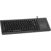 CHERRY XS Touchpad clavier Universel USB QWERTY Anglais américain Noir Noir, Layout US (QWERTY), 80% (TKL), Taille réelle (100 %), Avec fil, USB, QWERTY, Noir