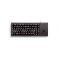 CHERRY XS Trackball clavier Universel USB QWERTY Anglais américain Noir Noir, Layout US (QWERTY), Cherry ML-Technologie, 80% (TKL), Taille réelle (100 %), Avec fil, USB, QWERTY, Noir