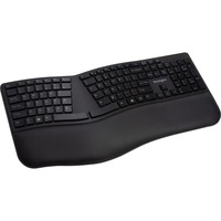 Kensington Pro Fit Ergo clavier FR sans fil +USB QWERTZ Allemand Noir Noir, Layout DE, Taille réelle (100 %), FR sans fil +USB, QWERTZ, Noir