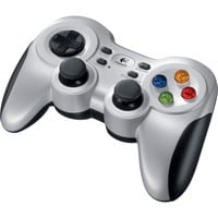 Logitech G F710 PC, Manette de jeu Argent/Noir, Sans fil, Compatible avec Android TV, manette vibrante