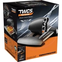 Thrustmaster TWCS Throttle, Manettes des gaz Noir/Orange, PC