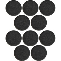 Jabra 14101-46 mousse d'écouteurs Cuir Noir 10 pièce(s), Coussin d'oreille Noir, Cuir, 10 pièce(s), Chine, 75 pièce(s), 4,88 kg, 680 mm