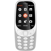 Nokia 3310 6,1 cm (2.4") Gris Téléphone numérique, Smartphone Gris, Barre, 6,1 cm (2.4"), 2 MP, Bluetooth, 1200 mAh, Gris