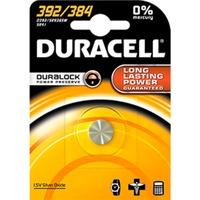 Duracell 392/384 pile domestique Batterie à usage unique Argent-Oxide (S) Batterie à usage unique, Argent-Oxide (S), 1,5 V, 1 pièce(s), 16 mm, 16 mm