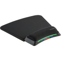 Kensington Tapis de souris SmartFit Noir, Noir, Monochromatique, Repose-poignets, Tapis de souris de jeu